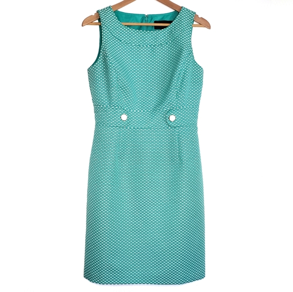 Chelsea Rose Jackie O Tweed Mod Midi Sheath Dress - Picture 8 of 8